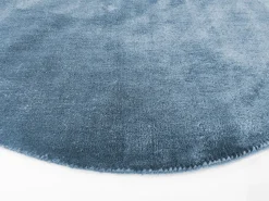 Round Rug - Recycled PET With Viscose Look (blue) 6 Round Rug - Recycled PET With Viscose Look (blue) -Viscose Rugs Shop dream.pet .austin.col9 .dkblue.round rund matta eco recycled pet bla copy2.jpg