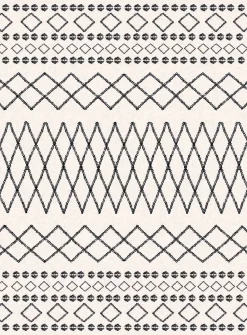 Wilton Rug - Safi (black/white)