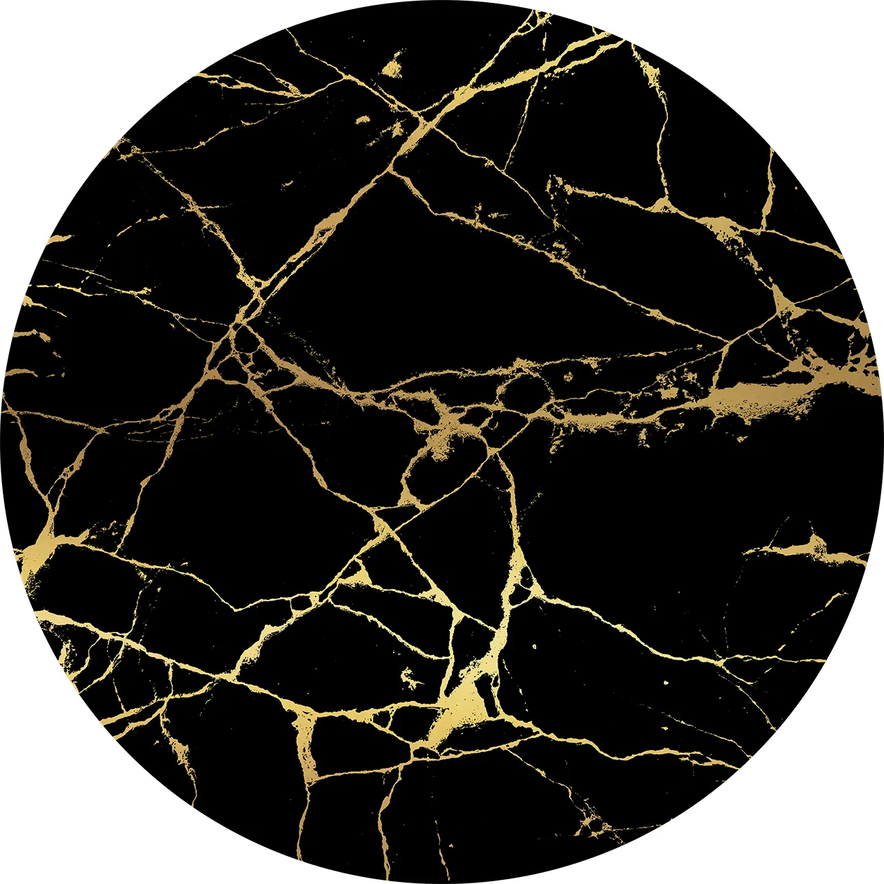 Round Rug - Vieste (black/gold) 3 Round Rug - Vieste (black/gold)