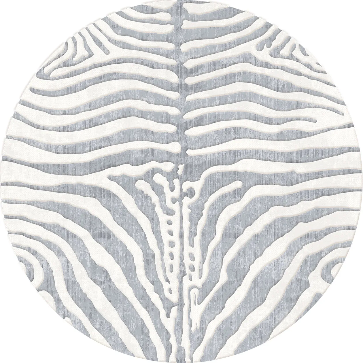 Round Rug - Zebra 3 Round Rug - Zebra