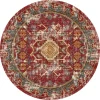 Round Rug - Idri (red/multi) -Viscose Rugs Shop dt20404 102 120yuvarlak.jpg