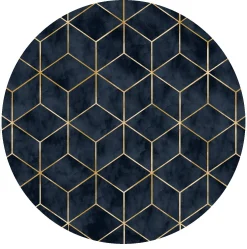 Round Rug - Brigooda (dark Blue)