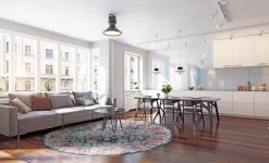 Round Rug - Bouhjar (blue/pink/multi) -Viscose Rugs Shop dt30586 102 180xyuvarlaka.jpg