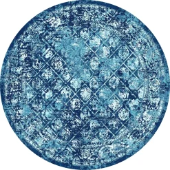 Round Rug - Douz (blue)