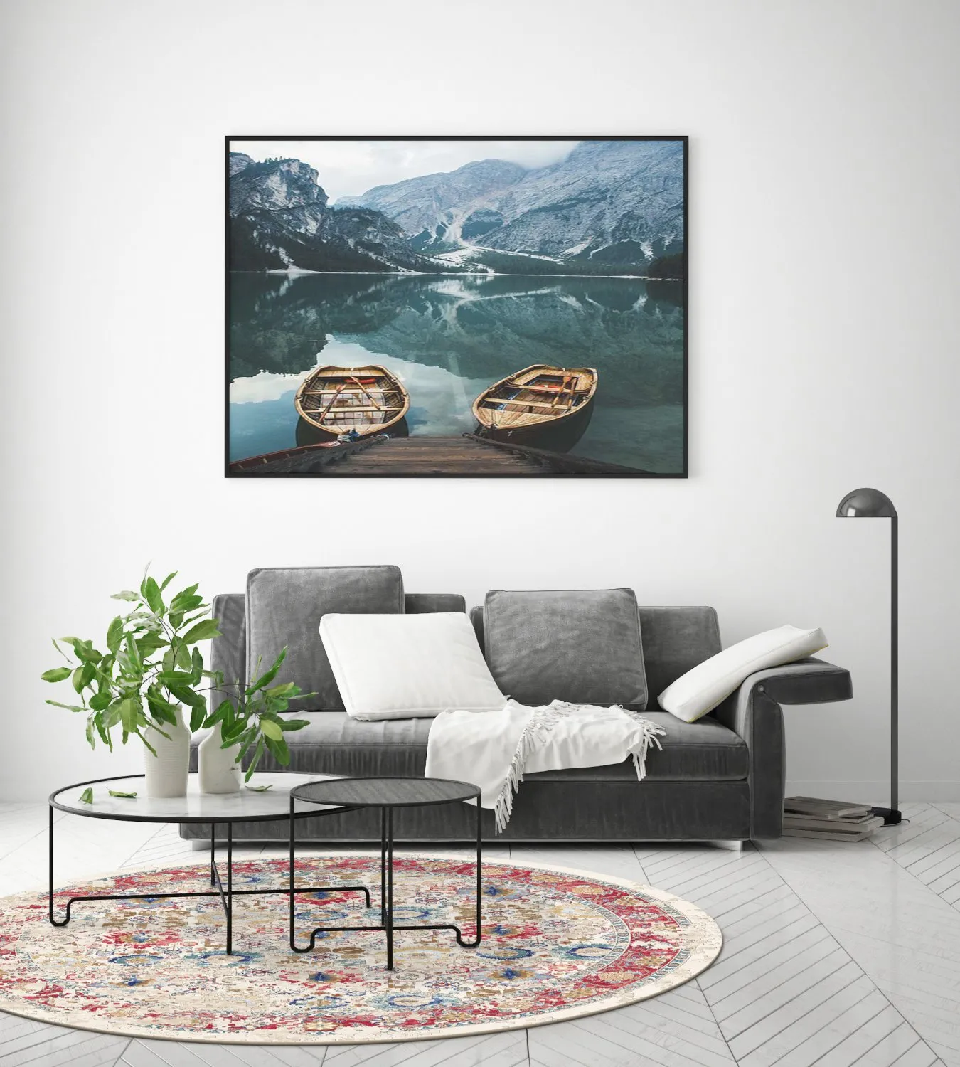 Round Rug - Toujane (multi) 9 Round Rug - Toujane (multi) - Image 7