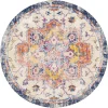 Round Rug - Lamta (multi) -Viscose Rugs Shop dt40270 101 160xyuvarlak.jpg