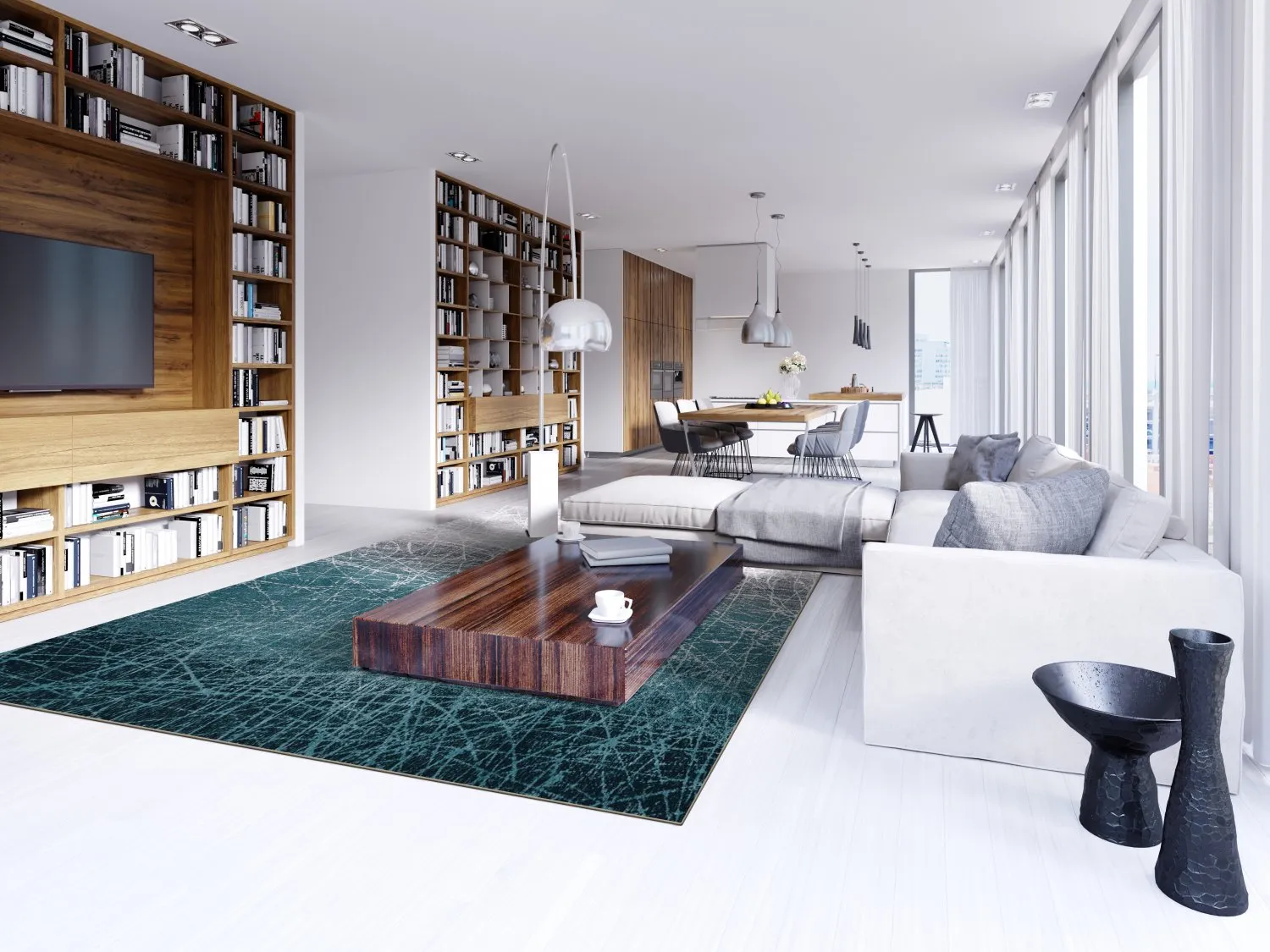 Wilton Rug - Jervis (turquoise) 6 Wilton Rug - Jervis (turquoise) - Image 4