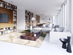 Wilton Rug - Padova (grön/white/gold) -Viscose Rugs Shop dt65444final.jpg