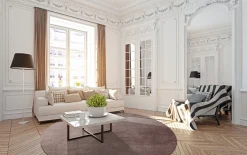 Round Rug - Artena (grey/brown) -Viscose Rugs Shop dt70229 102 160xyuvarlak.jpg