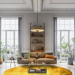 Round Rug - Salitto (gold) 10 Round Rug - Salitto (gold) -Viscose Rugs Shop dt70236 101.salitto 160xyuvarlaka.jpg