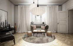 Round Rug - Polia (grey/brown) -Viscose Rugs Shop dt70240 101 160xyuvarlak 21999.jpg