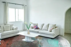 Round Rug - Andali (grey/red/multi) -Viscose Rugs Shop dt70243 101.andali 160xyuvarlaka 95211.jpg