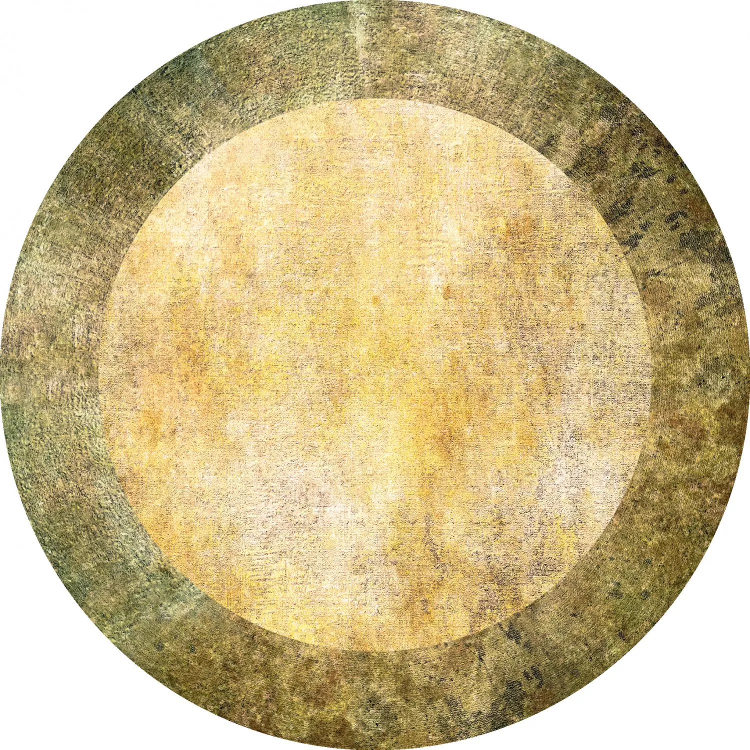 Round Rug - Campana (beige/yellow) 3 Round Rug - Campana (beige/yellow)