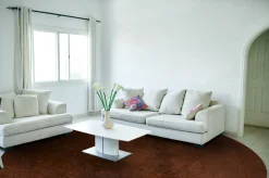 Round Rug - Bovera (brown/red) -Viscose Rugs Shop dt70258 101.bovera 160xyuvarlaka 92295.jpg