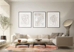 Round Rug - Periana (pink/multi) -Viscose Rugs Shop dt70267 101.periana 160xyuvarlaka 23943.jpg