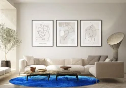 Round Rug - Cargese (blue) -Viscose Rugs Shop dt70278 101.cargese 160xyuvarlaka.jpg