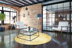 Round Rug - Palau (gold/beige/blue) 7 Round Rug - Palau (gold/beige/blue) -Viscose Rugs Shop dt70294 101 160xyuvarlak.jpg