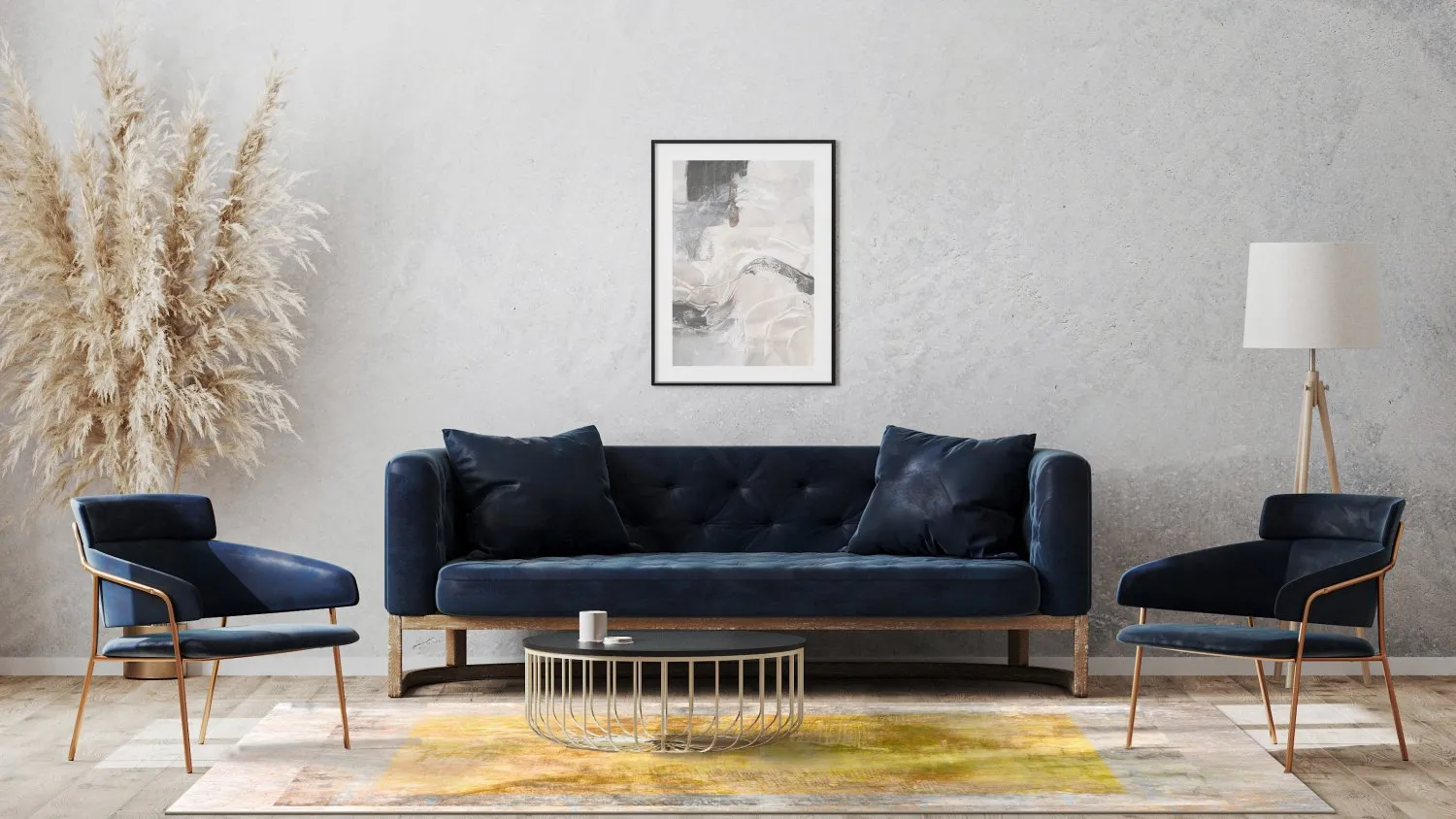 Wilton Rug - Budoni (grey/beige/yellow) 5 Wilton Rug - Budoni (grey/beige/yellow) - Image 3