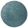 Round Rug - Recycled PET With Viscose Look (steel Blue) -Viscose Rugs Shop ec4ad31.jpg