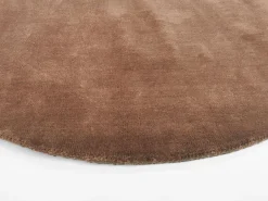 Round Rug - Recycled PET With Viscose Look (brown) -Viscose Rugs Shop ec7d4d1.jpg