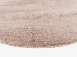 Round Rug - Recycled PET With Viscose Look (light Brown) -Viscose Rugs Shop ecea601.jpg