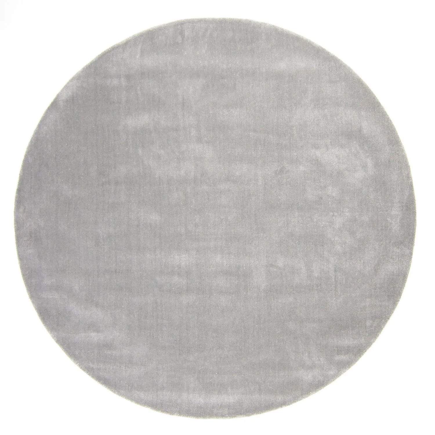 Round Rug - Recycled PET With Viscose Look (grey) 3 Round Rug - Recycled PET With Viscose Look (grey)