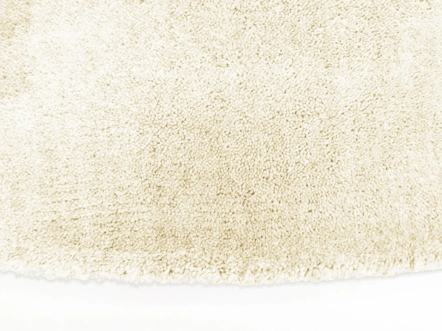 Round Rug - Recycled PET With Viscose Look (offwhite) 6 Round Rug - Recycled PET With Viscose Look (offwhite) - Image 4