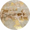 Round Rug - Elena (beige/gold) 1 Round Rug - Elena (beige/gold) -Viscose Rugs Shop elenarund 71699.png