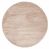 Round Rug - Sunayama (beige) 2 Round Rug - Sunayama (beige) -Viscose Rugs Shop enjoy plain linne 1 1295.jpg