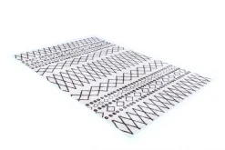 Wilton Rug - Safi (black/white) -Viscose Rugs Shop evren safi zj11294.804 dt02774.101 02rr.jpg