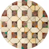 Round Rug - Evisa (multi) -Viscose Rugs Shop extra8.jpg