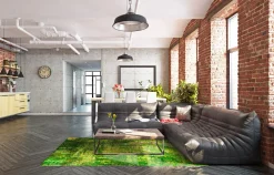 Wilton Rug - Padron (grön) 7 Wilton Rug - Padron (grön) -Viscose Rugs Shop gron7a .jpg 1