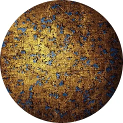 Round Rug - Leiria (guld)