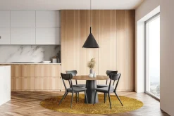 Round Rug - Malveira (guld) -Viscose Rugs Shop guld4b.jpg