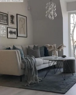 Viscose Rug - Jodhpur Special Luxury Edition (black) -Viscose Rugs Shop husetpaudden15 jodhpursvart1.jpg