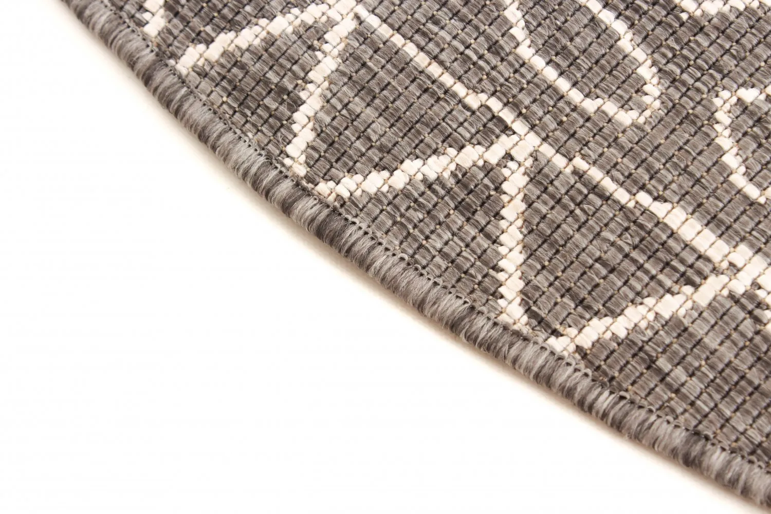 Round Rug - Brussels Diamond (grey) 4 Round Rug - Brussels Diamond (grey) - Image 2