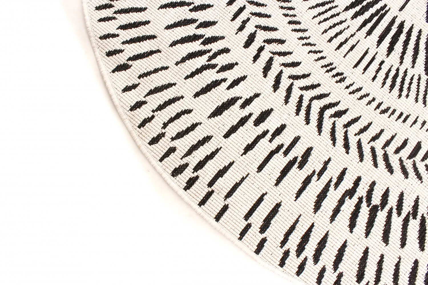 Round Rug - Brussels Night (grey) 10 Round Rug - Brussels Night (grey) - Image 8