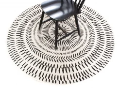 Round Rug - Brussels Night (grey) 23 Round Rug - Brussels Night (grey) -Viscose Rugs Shop img 6485.jpg