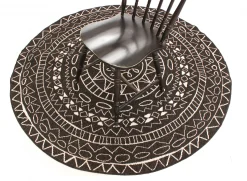 Round Rug - Brussels Diamond (black) -Viscose Rugs Shop img 6523.jpg