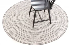 Round Rug - Brussels Weave (grey) -Viscose Rugs Shop img 6571.jpg