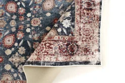 Round Rug - Bouhjar (dark Blue/multi) -Viscose Rugs Shop img 7107 16785.jpg