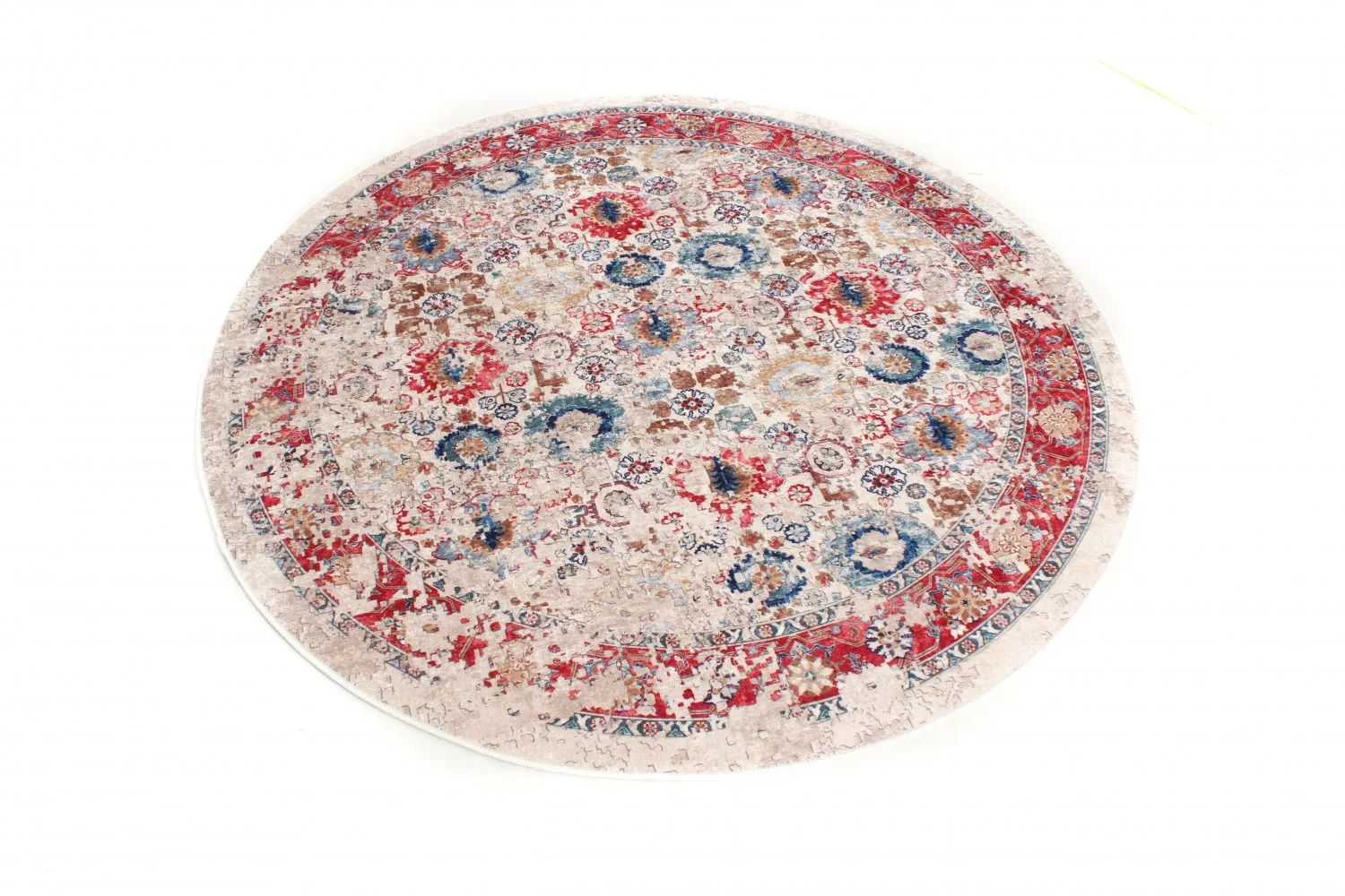 Round Rug - Toujane (multi) 4 Round Rug - Toujane (multi) - Image 2