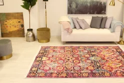 Wilton Rug - Fernana (pink/multi) 14 Wilton Rug - Fernana (pink/multi) -Viscose Rugs Shop img 8478.jpg