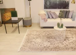 Round Rug - Mateur (beige) -Viscose Rugs Shop img 8598 58671.jpg