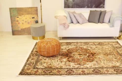 Round Rug - Siliana (beige) 14 Round Rug - Siliana (beige) -Viscose Rugs Shop img 8731 10155.jpg