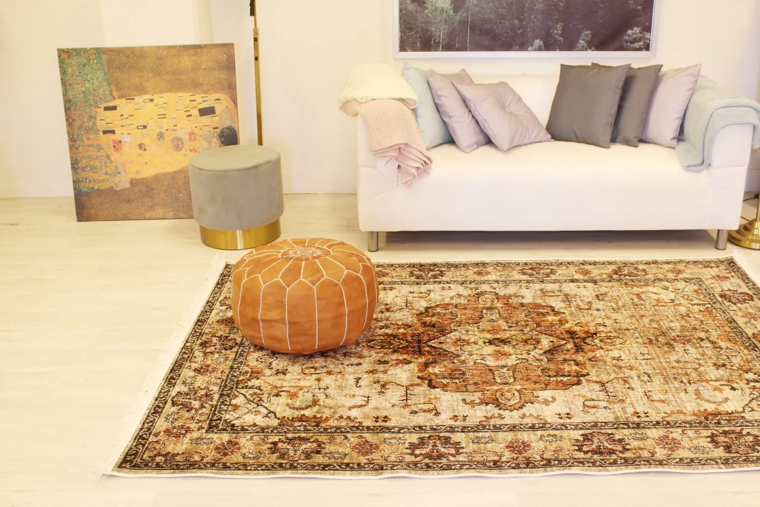 Round Rug - Siliana (beige) 6 Round Rug - Siliana (beige) - Image 4