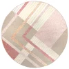 Round Rug - Indoor/Outdoor Trivia (pink/multi)
