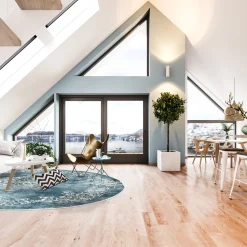 Round Rug - Santi (blue/beige) -Viscose Rugs Shop interi3 89038.jpg