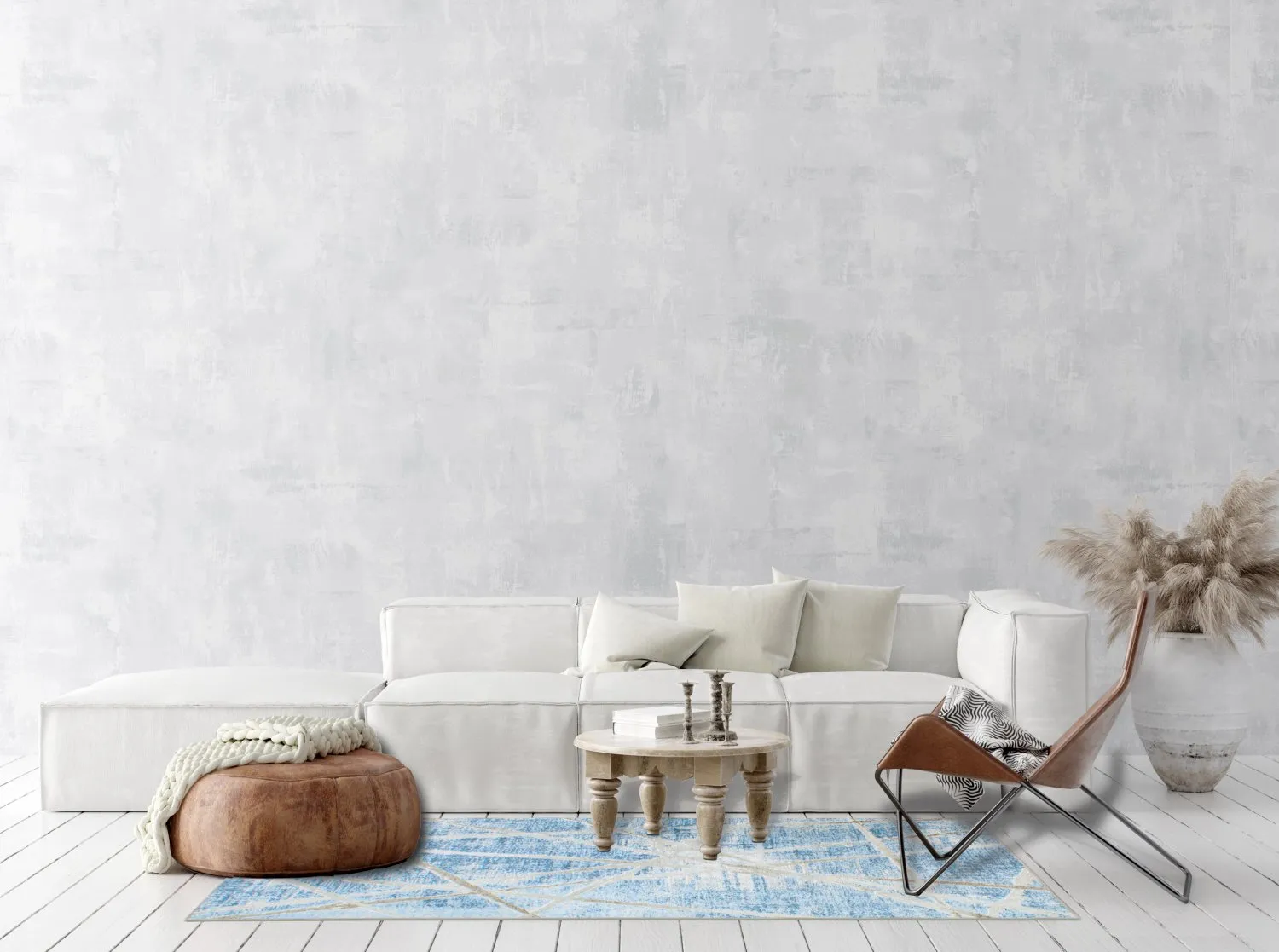 Wilton Rug - Lagos (blue) 4 Wilton Rug - Lagos (blue) - Image 2