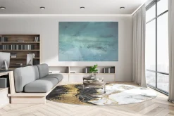 Round Rug - Padova (black/white/gold) -Viscose Rugs Shop interior 37 fishbone round table bright 1290583024 1.0 harith skd11149.801 dt60492.103.round .jpg